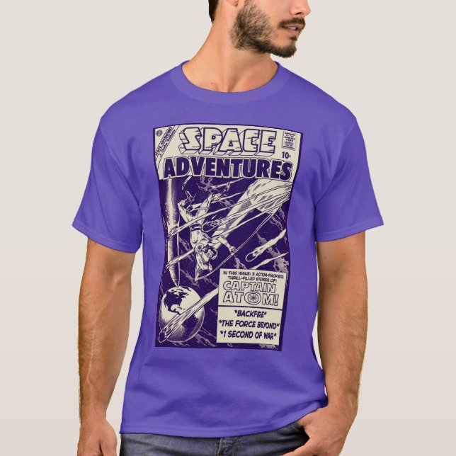 Aventuras Espaciais Clássicas T-Shirt (Frente)