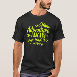Aventuras esperam que descubram Camisetas gráficas