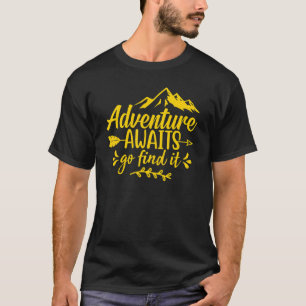 Aventuras esperam que descubram Camisetas gráficas