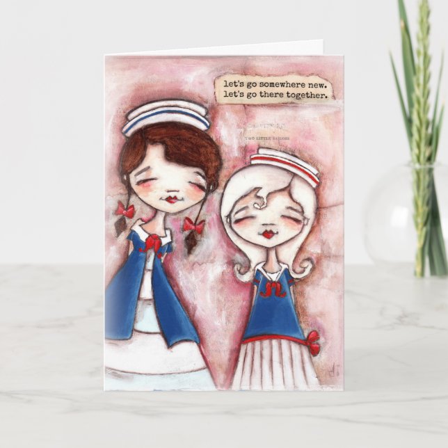 Aventuras Partilhadas - Cartão de Aniversário (Frente)