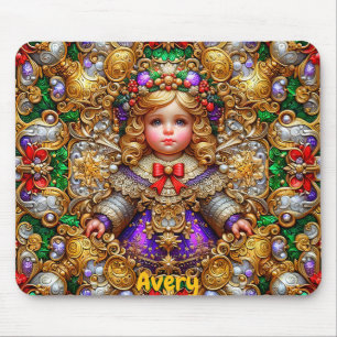AVERY ~ Natais vintages boneca ~ Mousepad