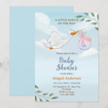 Aves Adoráveis Carregando Um Convite Ao Chá de fra