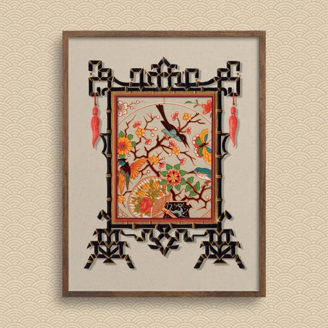 Aves e Borboletas Impressão (Criador carregado)