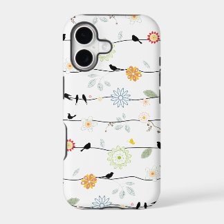 Aves em Vinhas com Flores