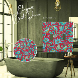 Aves, Florais, Blues, Vermelho