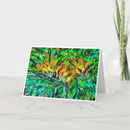 Aves no Cartão de Nota de Voo<Blank Inside>