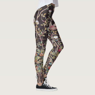 Aves no Jardim Flor, William Morris Legging