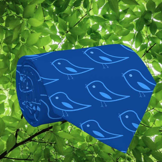 aves retrógradas - gravata moderna (Criador carregado)