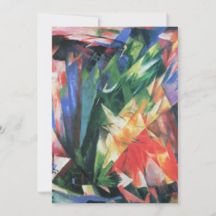 Aves (Vogel) por Franz Marc, Vintage Cubism Art