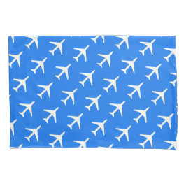 Avião Branco Funky Fundo Azul Piloto Aviação