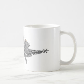 Avião de combate do zangão F18 - estática - caneca