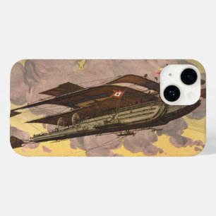 Avião Hidroavião de Ficção Científica Vintage