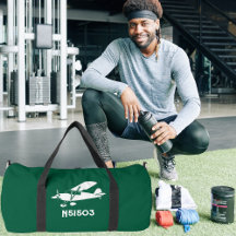 Avião legal Piper Cub, Viagem de Gym Personalizado