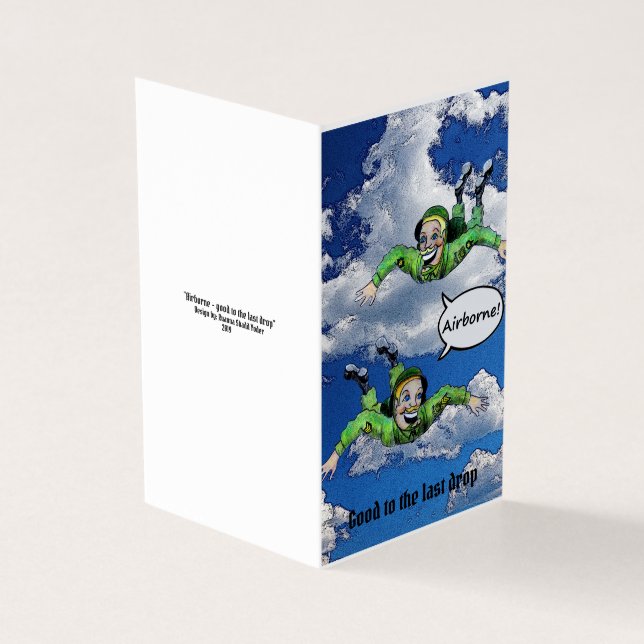 Avião, salto do exército paraquedista, desenho do  (Exterior)