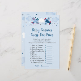 Avião Stars Adivinha O Jogo Do Chá de fraldas De P