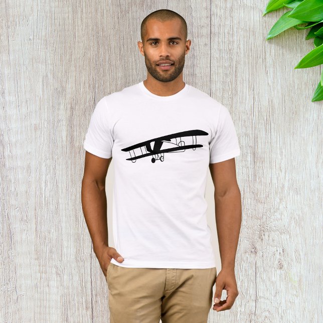 Avião Vintage Mens T-Shirt (Criador carregado)