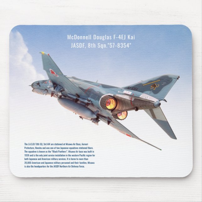 Aviation Art Mousepad "McDonnell Douglas F- 4EJ K" (Frente)