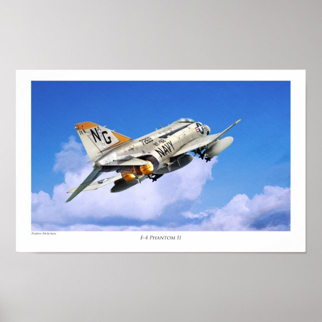 Aviation Art Poster "F-4 Phantom II" (Frente)