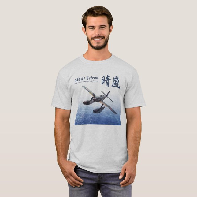 Aviation Art T-shirt “M6A1 Seiran" (Frente Completa)