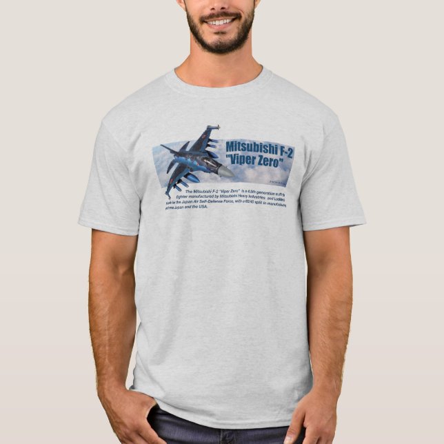 Aviation Art T-shirt "Mitsubishi F-2 Viper Zero" (Frente)