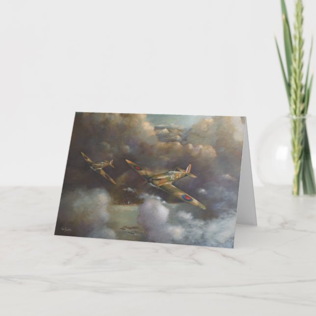 Aviões - cartão de cumprimentos da cabeça-quente (Frente)