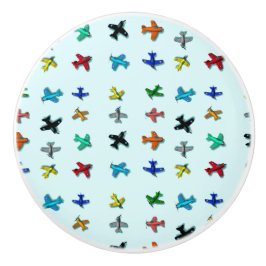 Aviões Pull Cerâmico Azul Claro