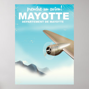 Avion do un de Prendre! Poster de viagens de