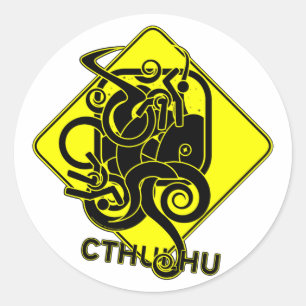 Aviso: adesivos Cthulhu