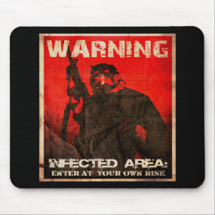 Aviso: Área contaminada Mousepad