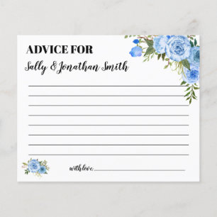 Aviso Azul para o cartão de chá bilíngue da mãe e 