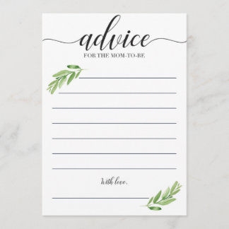 Aviso de Chá de fraldas Verde para mamãe ser Cartõ