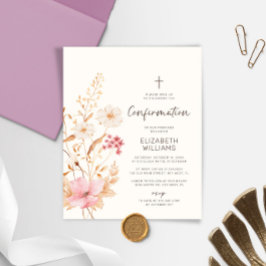 Aviso de Confirmação do Jardim de Flor Selvagem de