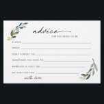 Aviso de folhagem para a noiva ser um cartão<br><div class="desc">Belos cartões de conselho de folhagem para a noiva ser. Para personalização mais avançada deste design,  por exemplo,  alteração do layout,  da fonte ou do tamanho do texto,  clique no botão "PERSONALIZAR" acima. Por favor,  entre em contato comigo para qualquer pergunta!</div>