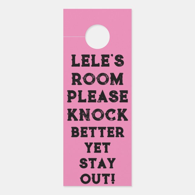 Aviso de Porta (Frente)