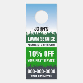 Aviso De Porta 3,5 pol x 8,5 pol de transistor de porta de serviç