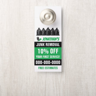 Aviso De Porta 3,5" x 8,5" Suporte de Porta Dupla Face para Remoç