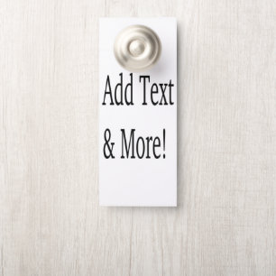 Aviso De Porta Adicionar texto e mais! Personalizar seu próprio p