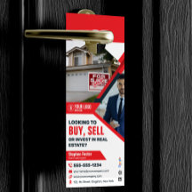 Agente Imobiliário Vermelho Profissional Compra Ve