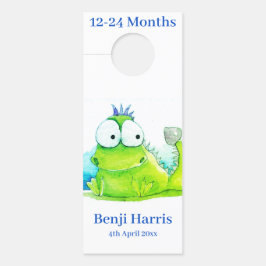 Aviso De Porta Armário do Divisor de Roupas 12-24 Meses G/Dragão