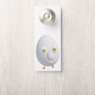Aviso De Porta Arte de Ovo RG RA