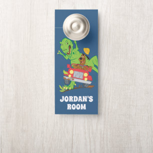 Aviso De Porta Ataque T-Rex Scooby-Doo