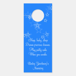 Aviso De Porta Baby Nursery Stars Door Hangers