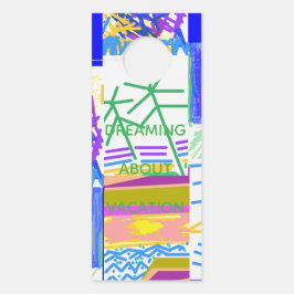 Aviso De Porta Banda Membros Festivo Abstrato