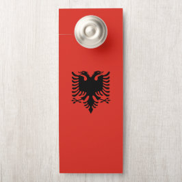 Aviso De Porta Bandeira albanesa