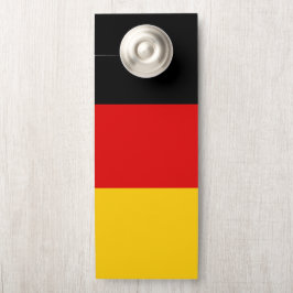 Aviso De Porta bandeira alemã
