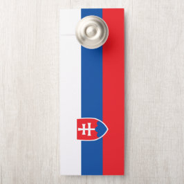 Aviso De Porta Bandeira da Eslováquia