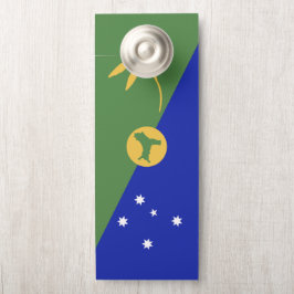 Aviso De Porta bandeira da Ilha do Natal