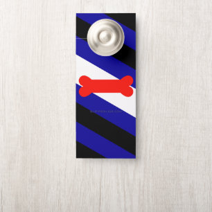 Aviso De Porta Bandeira do orgulho canino da SlipperyJoe expressa