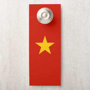 Aviso De Porta bandeira do Vietname