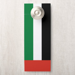 Aviso De Porta bandeira dos Emirados Árabes Unidos
